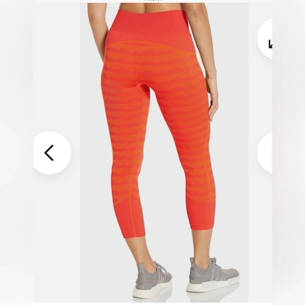 Adidas Marimekko Aeroready Aeroknit 7/8 tights / leggings Collegiate orange
